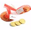CONF-515 x 10 Chocolate Coins in Mesh Bag