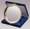 MAA-25-SM Standard Gold Trim Silver Tray Small