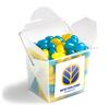 CONF-45 Frosted PP Noodle Box Filled with Jelly Beans 100G